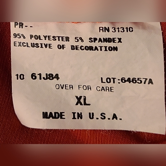 B-Wear size XL burnt orange top - Picture 8 of 9